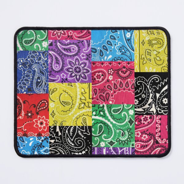 Item preview, Bandana Paisley Patchwork Boho Hippie designed and sold by VintageStyle.