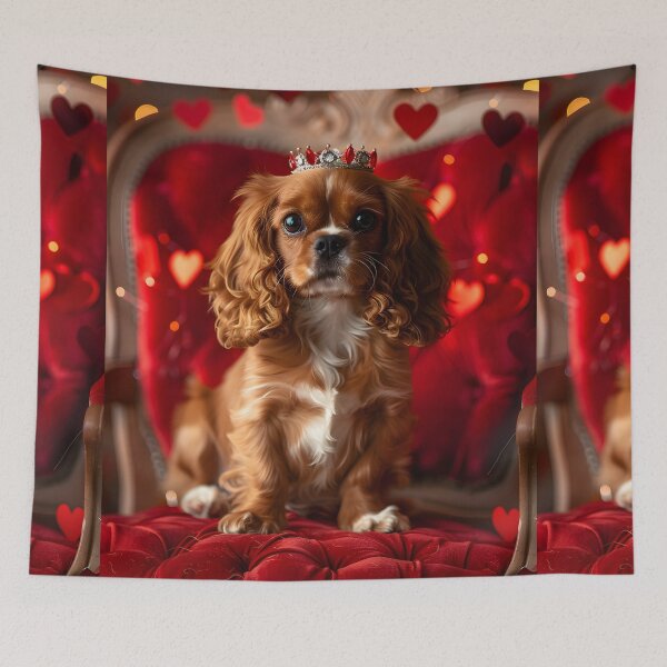 Item preview, Regal Charm: Puppy's Portrait designed and sold by AI-Only Creations.