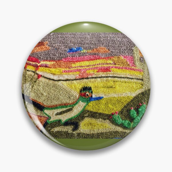 Item preview, Vintage Crewel Embroidery - 'Arizona' designed and sold by Nikki Fortuin Arts & Crafts.