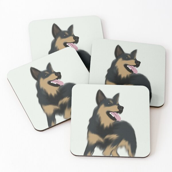 Artikelvorschau, Ein lächelnder Blue Heeler entworfen und verkauft von artisticashton.