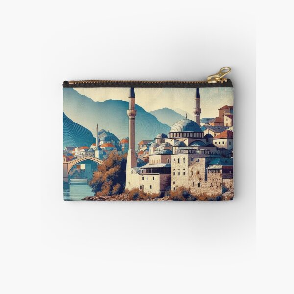 Item preview, Mostar City | Bosnia | Muslima | Mosque | Historical designed and sold by SpeckbarbiiArts.