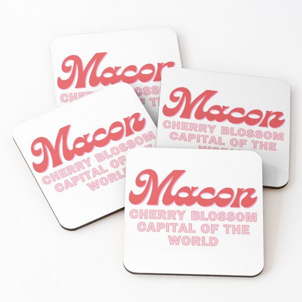 Item preview, Macon Cherry Blossom Pink & Red designed and sold by BlakeleyB.