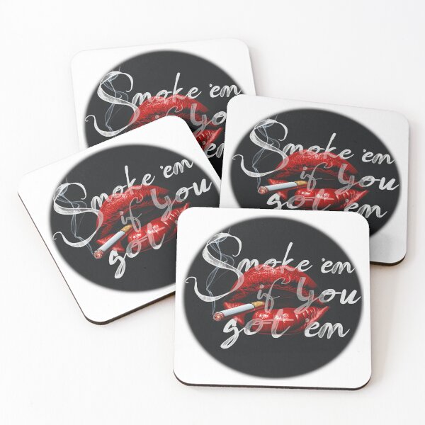 Item preview, Smoke 'Em if You got 'Em Lipstick Lips & a Cigarette designed and sold by SplendidThings.