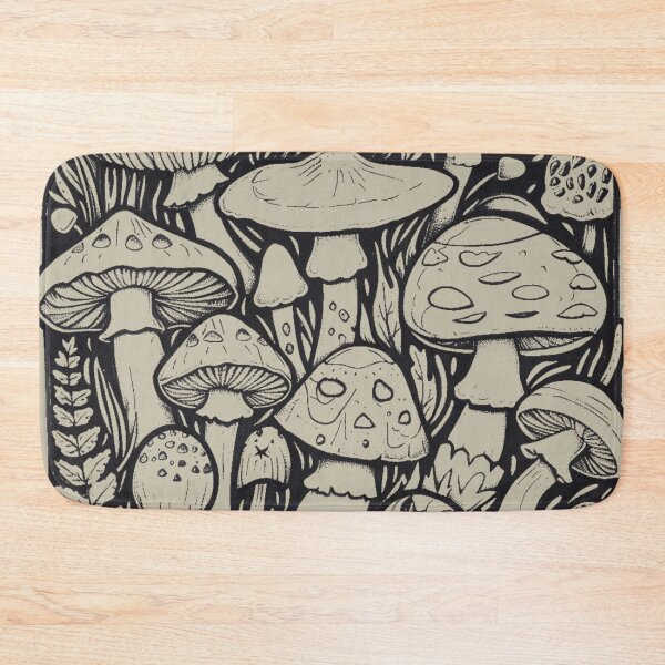 Item preview, Mushroom Doodle Art designed and sold by SociallyRemoved.