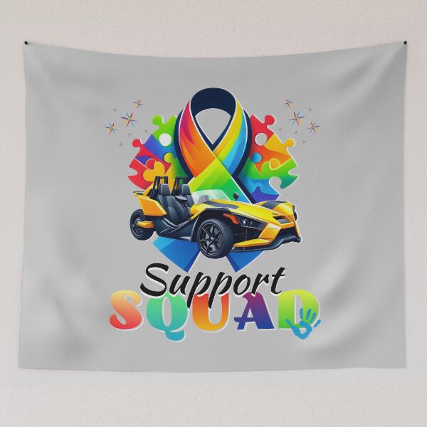 Item preview, Polaris Slingshot Autism Support Squad Colorful Graphic designed and sold by boujeedrpc.