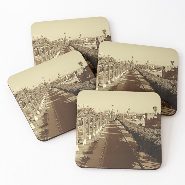 Item preview, Avenue Moulay Rachid and Taroudant city walls, sepia designed and sold by paulboizot.