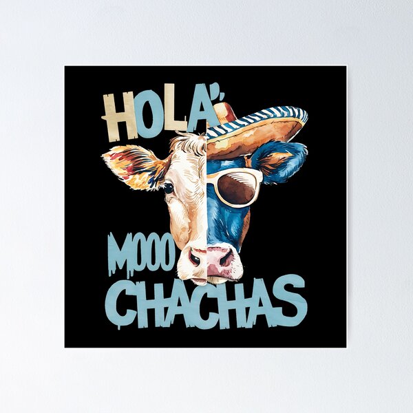Item preview, HOLA MOO CHACHAS - MUCHACHO MUCHACHA COW CINCO DE MAYO 2 designed and sold by justyna-s28.