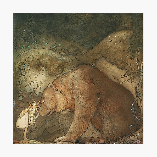 Poor Little Basse by John Bauer Photographic Print