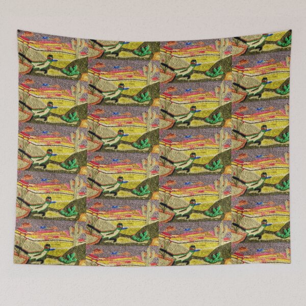Item preview, Vintage Crewel Embroidery - 'Arizona' designed and sold by Nikki Fortuin Arts & Crafts.