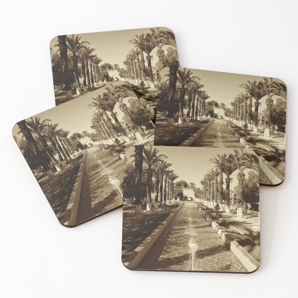 Item preview, Fountains and palms, Taroudant, sepia designed and sold by paulboizot.