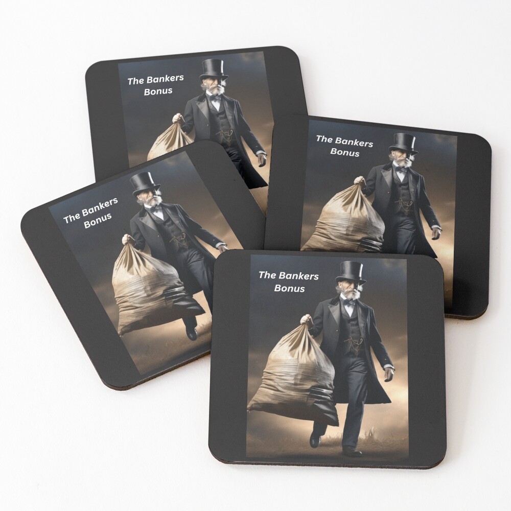 Item preview, Coasters (Set of 4) designed and sold by BubbleTextBox.