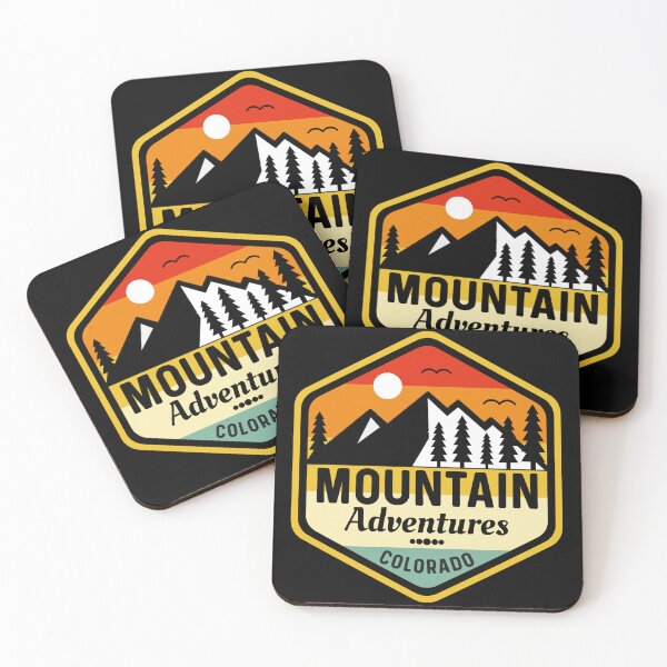 Item preview, Mountain Adventures Colorado, Outdoor Nature Hiking Camping designed and sold by Sunserize Designs.