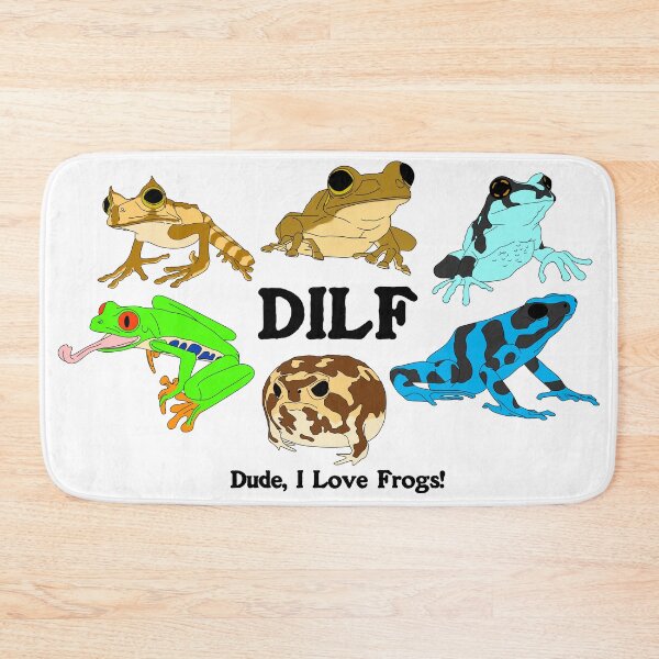 Item preview, Dude, I love frogs! designed and sold by RadDadArt.