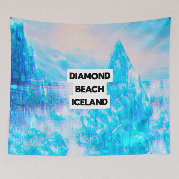Item preview, Diamond Beach Iceland designed and sold by asanaworld.
