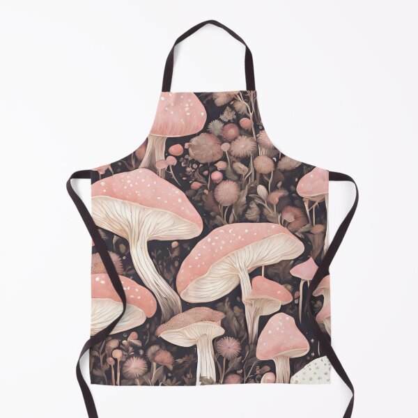 Item preview, Forest of pink mushrooms designed and sold by coguflores.