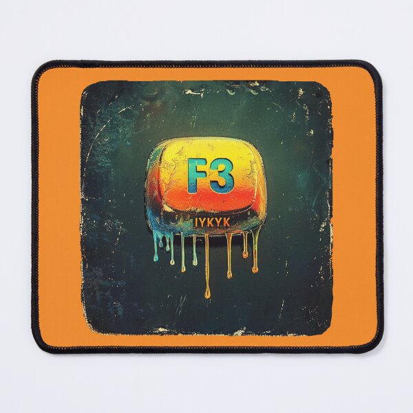 Item preview, F3 Key IYKYK Crime Keycap Dripping Paint designed and sold by SplendidThings.