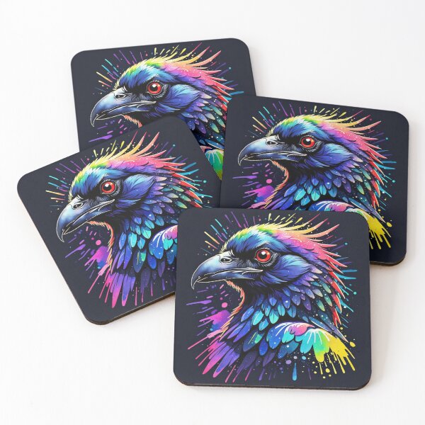 Item preview, Neon Raven Bird designed and sold by Gabriela McDaniel.