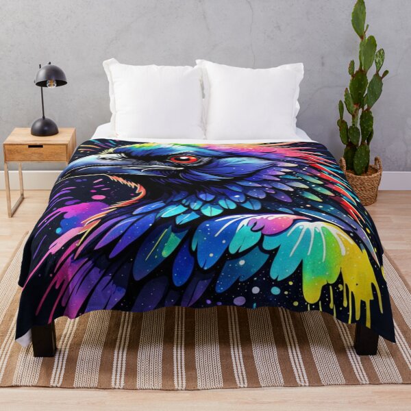 Item preview, Neon Raven Bird designed and sold by Gabriela McDaniel.