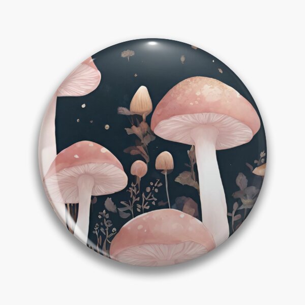 Item preview, Forest of Pink Alien Mushrooms designed and sold by coguflores.