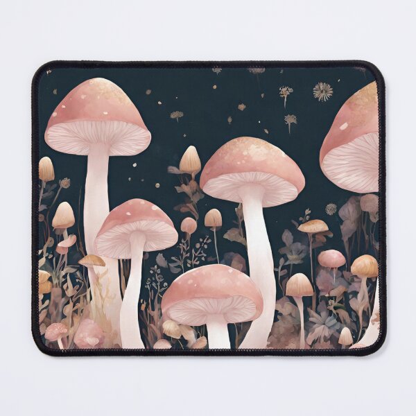 Item preview, Forest of Pink Alien Mushrooms designed and sold by coguflores.