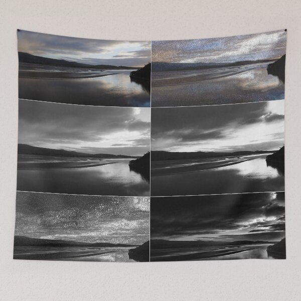 Item preview, Dwyryd estuary, winter afternoon montage designed and sold by paulboizot.