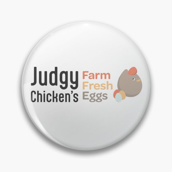 Item preview, Judgy Chicken's Farm Fresh Eggs designed and sold by Amber Scholz.