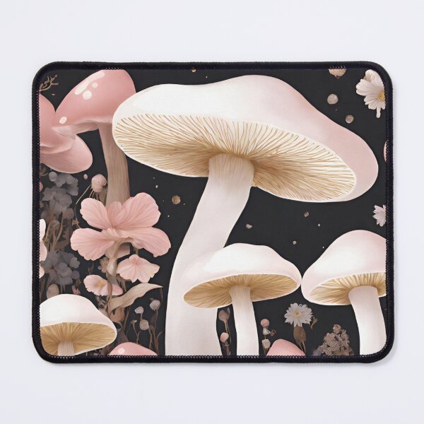 Item preview, Forest of Pink Alien Mushrooms 2 designed and sold by coguflores.