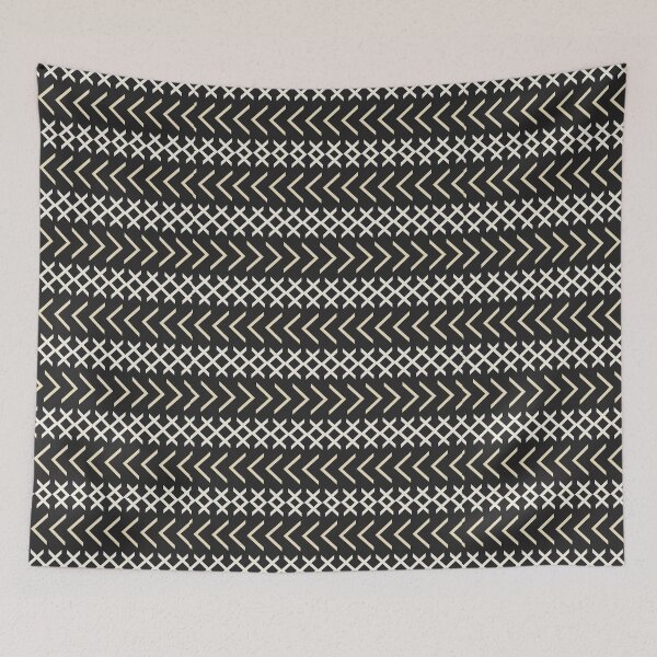 Artikelvorschau, Linien und Pfeile - Off White Black entworfen und verkauft von olivepopprints.