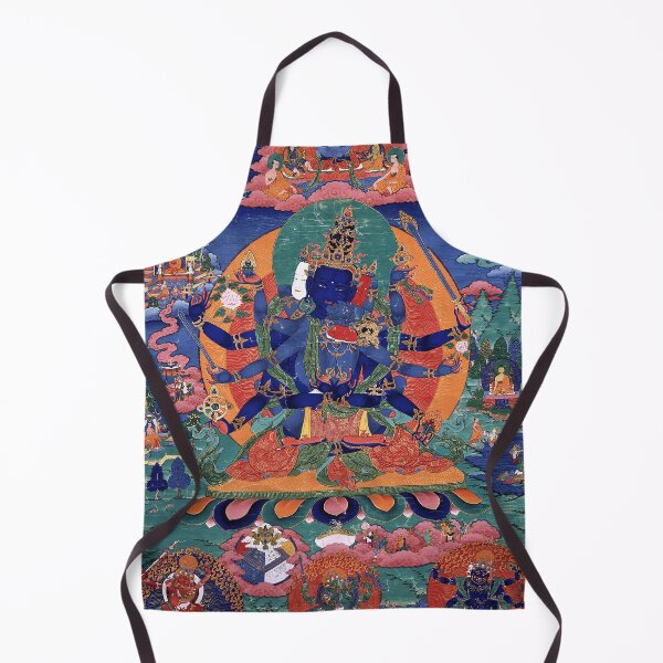 Item preview, Mandala 194 Guhyasamaja Buddhist Deity Akshobhyavajra 1600s designed and sold by GuyBlank.