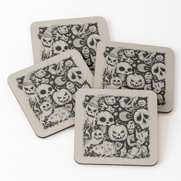 Item preview, Halloween Doodle Art designed and sold by SociallyRemoved.