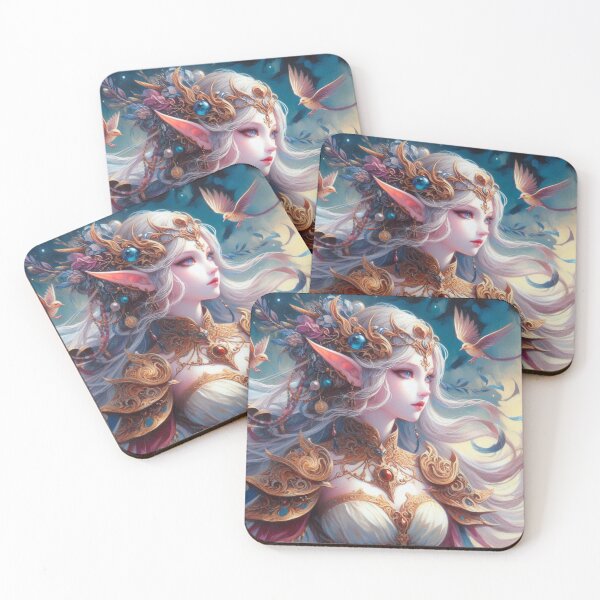 Item preview, Beautiful waifu fantasy elf  designed and sold by smilinskulldsgn.