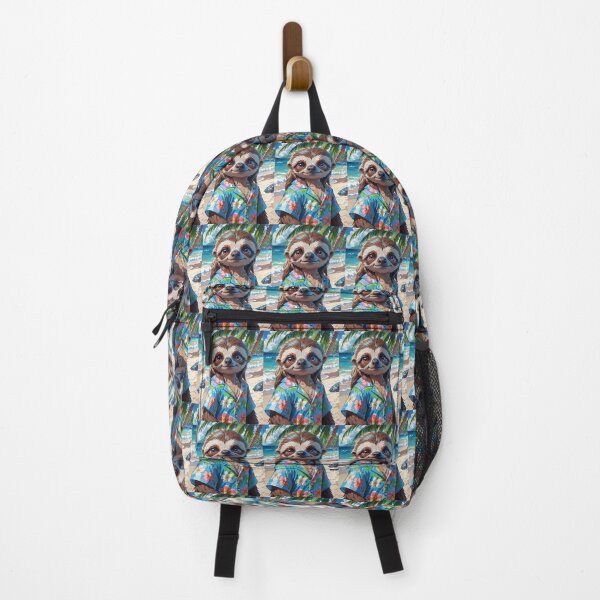 Item preview, Cute Sloth On Hawaiian Vacation designed and sold by TheArtOfPat.