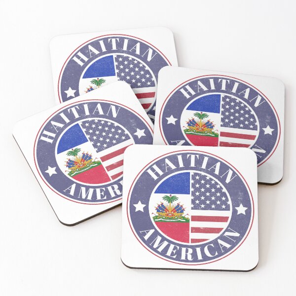 Item preview, Proud Haitian-American Badge - Haiti Flag designed and sold by chrisrivait.