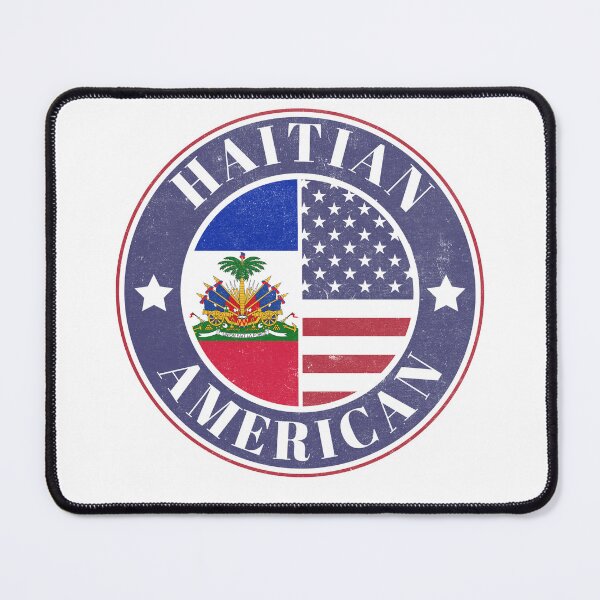 Item preview, Proud Haitian-American Badge - Haiti Flag designed and sold by chrisrivait.