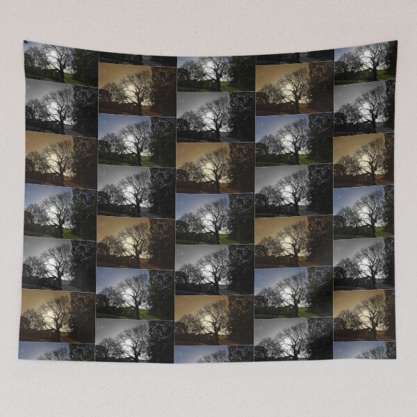 Item preview, Autumn trees and field, Oxfordshire montage designed and sold by paulboizot.