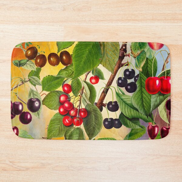 Item preview, Exotic tropical floral leaves and fruits, botanical pattern, tropical plants, yellow fruit pattern designed and sold by ZeinabTaha.