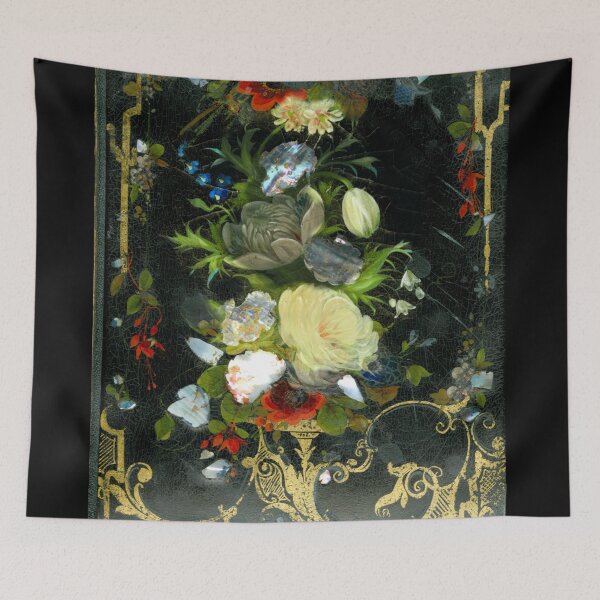 Item preview, Victorian Flowers Inlaid Mother Of Pearl designed and sold by JoolyA.
