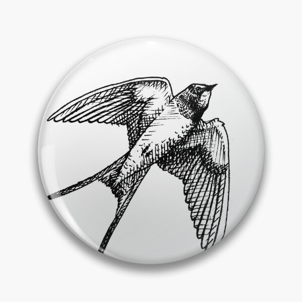 Item preview, Becquer-backed Swallow designed and sold by KradAbyssArt.