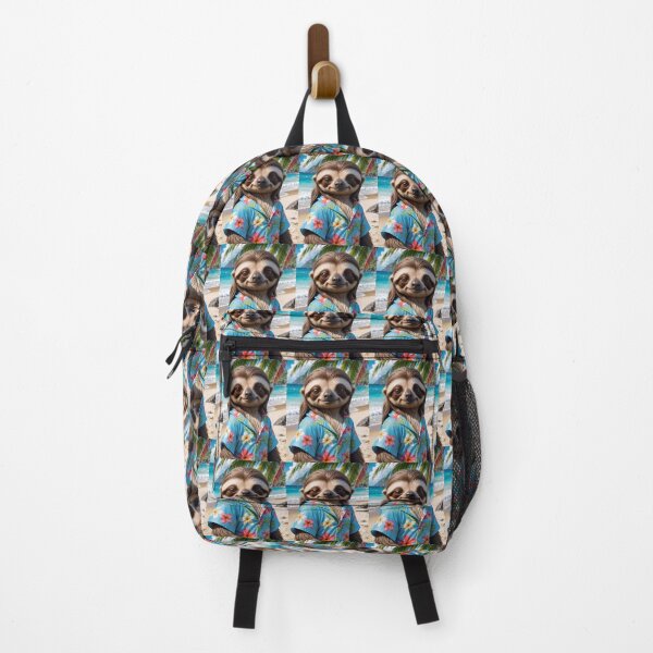 Item preview, Cute Sloth On Hawaiian Vacation designed and sold by TheArtOfPat.