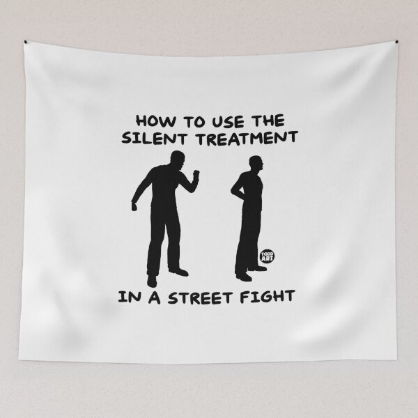 Item preview, SILENT TREATMENT FIGHT designed and sold by TODD GOLDMAN.