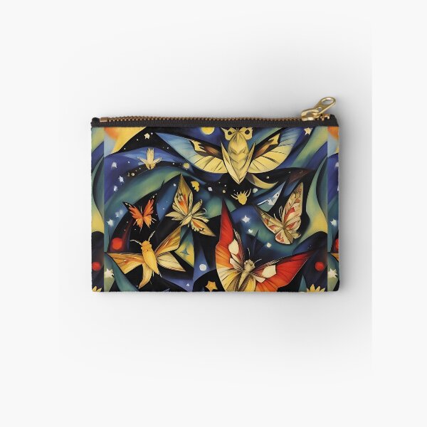 Item preview, Majestic moths in the sparkling night sky with stars designed and sold by Frostquest.