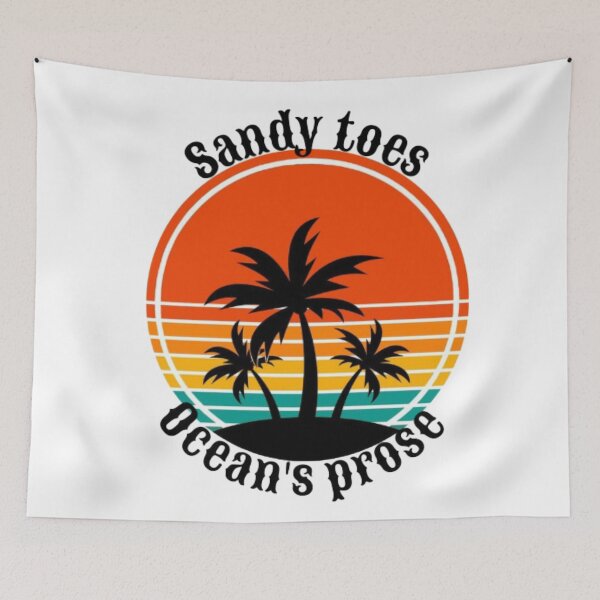 Item preview, Summer, Sandy toes, ocean's prose. designed and sold by DaringDesigns19.