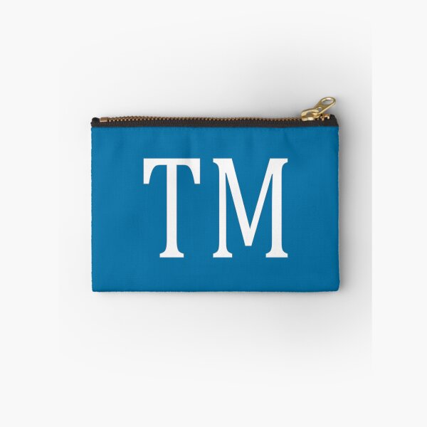 Item preview, TM Initials Monogram Elegant White Letters designed and sold by Jeallan Designs.