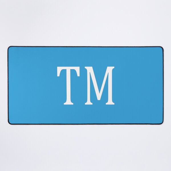 Item preview, TM Initials Monogram Elegant White Letters designed and sold by Jeallan Designs.