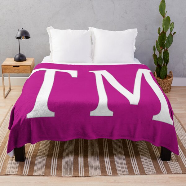 Item preview, TM Initials Monogram Elegant White Letters designed and sold by Jeallan Designs.