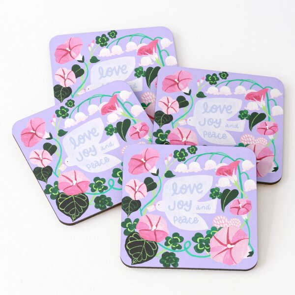 Item preview, Love, joy and peace greeting card designed and sold by ursoyoung.