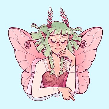 Artwork thumbnail, Moth Fairy - Dark Academia by Luna Valentine
