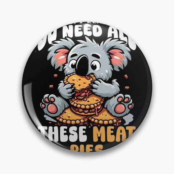 Item preview, Aussie Foodie Koala - Loves Meat Pies designed and sold by JUSTBEELEGANT.