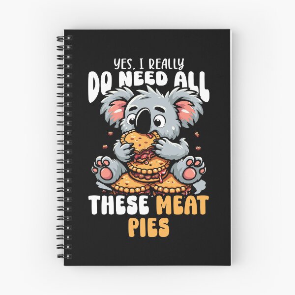 Item preview, Aussie Foodie Koala - Loves Meat Pies designed and sold by JUSTBEELEGANT.
