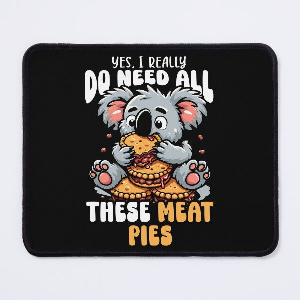Item preview, Aussie Foodie Koala - Loves Meat Pies designed and sold by JUSTBEELEGANT.